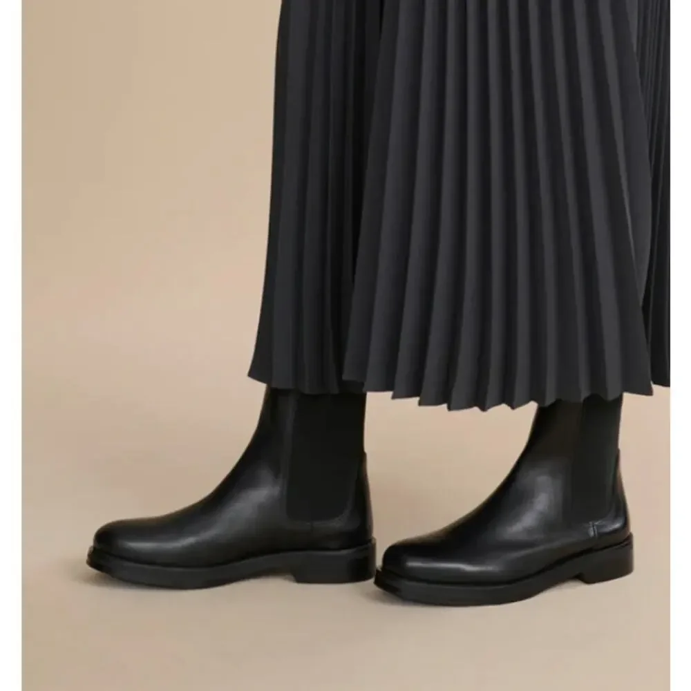 Jenni Kayne Leather Alden Black Boot NEW Size 37